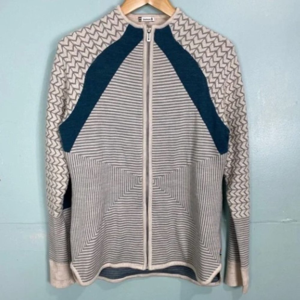 Smartwool | Dacono Ski Full Zip Sweater Wool Green Creme M